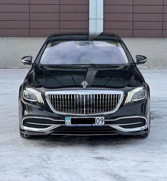 Прокат VIP авто класса люкс Mersedes 222 (Maybach style) с водителем.