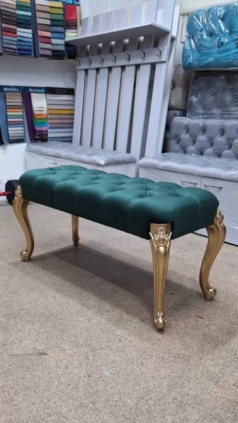 Банкетка на ножках. Обувница в прихожую пуфик этажерка. Вешалка. Лофт.