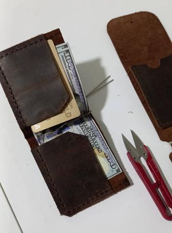 Портмоне из натуральной кожи