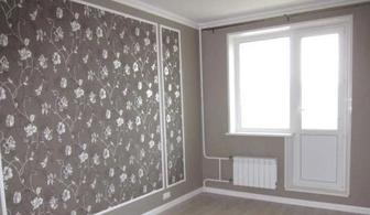 Поклейка обоев с большим опытом