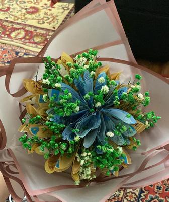 Делаю денежный букет