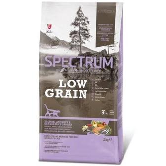 Корм суперпремиум класса Spectrum Low Grain для стерилизованных кошек на ра