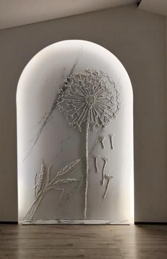 Барельеф/лепка из гипса на стены, ручная работа