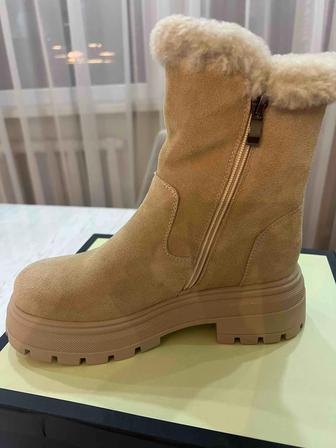 Сапоги женские натуральная замша