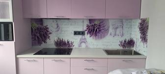 Стеклянный фартук для кухни!