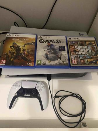 Sony PlayStation 5 с дисководом. 3 ревизия. Полный комплект.
