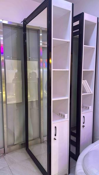 Зеркало встроенным шкафом, кресла, для маникюр, кресло детское машинка