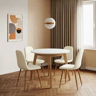 Комплект стол и стулья. Новый