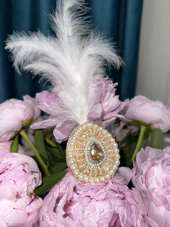 Үкілі брошь/ Уки на кыз узату/ Бутоньерка