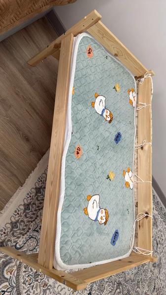 Приставная кровать Erketai Maks Luxs, для детей от 6 мес. до 3-х лет