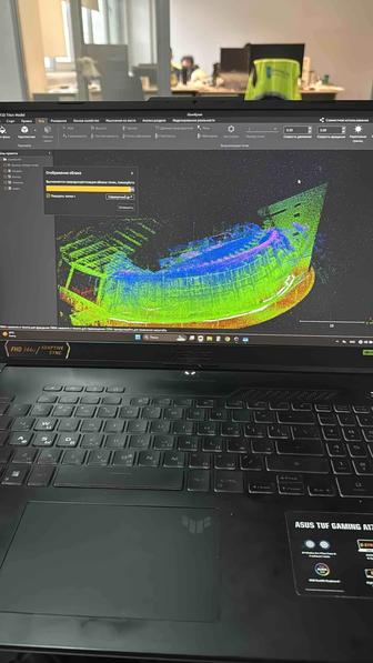 3д сканирование фасад и помещений