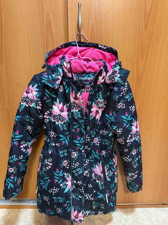 Продам зимнюю куртку Crockid на девочку 134-140