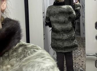 Шуба коза и норка