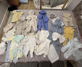 Набор вещей для новорожденного до полугода комбинезон