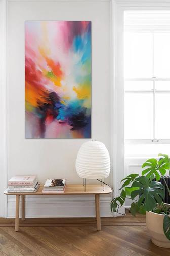 Интерьерная картина 160см на 90см. На заказ , ручная работа, акрил, холст