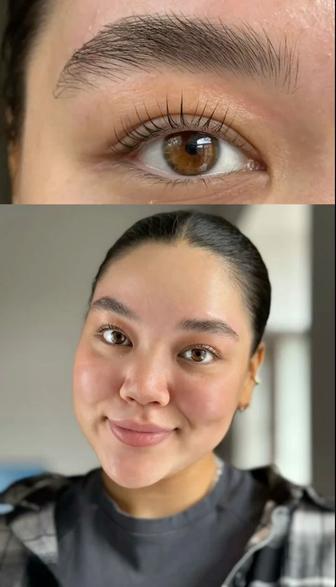 Ламинирование ресниц , ламинирование бровей , коррекция