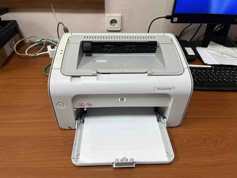 Принтер лазерный HP LaserJet P1005, ч/б, A4