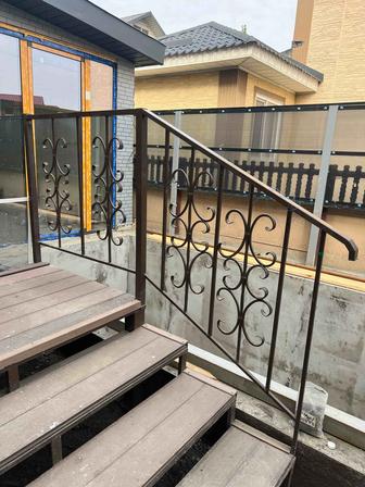 Уличное крыльцо кованное