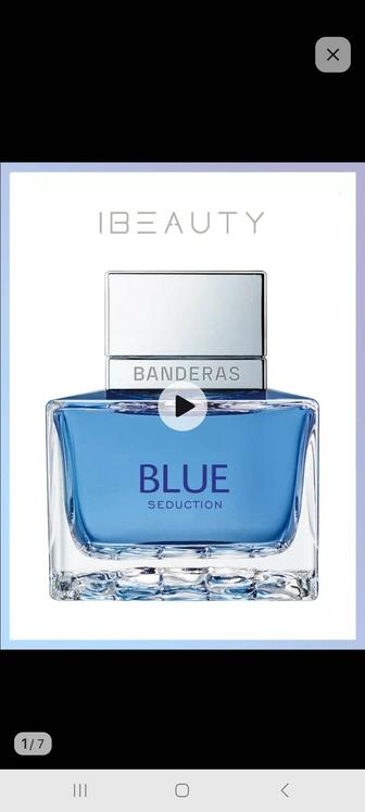 Мужская туалетная вода Antonio Banderas blue seduction