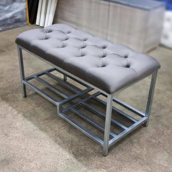 Банкетка лофт. Пуфик. Прихожка. Обувница пуфик.