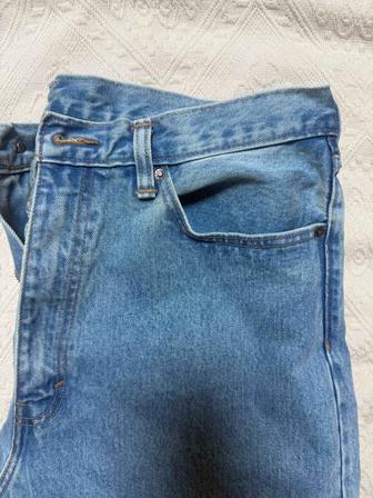 Джинсы мужские Levis оригинал голубые/зеленые, плотные, размер W36 L32.