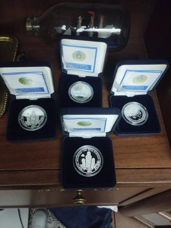 Серебряные монеты Казахстана