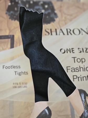 Легинсы колготы черные без носка