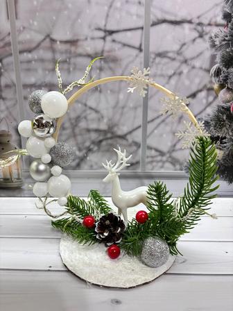 Новогодний декор/поделка Олень