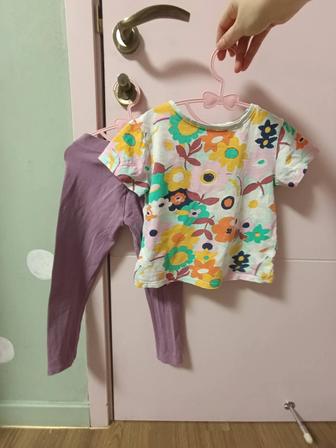 Легинсы и футболка Next размер 110
