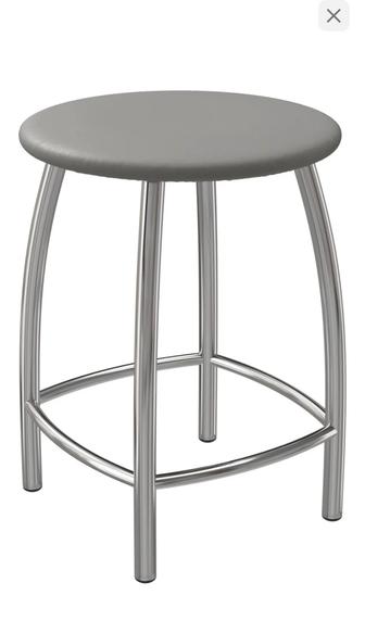 Табурет Евро Светло Серый Серебрянный