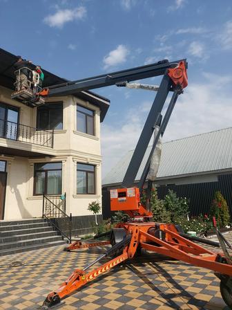 Аренда Автовышка Агп коленчатый 15м горизонт 8.5 работает от сети 220в. .