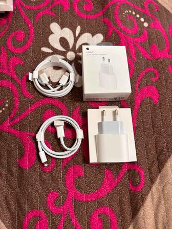 зарядка айфон адаптер тайпси шнур лайтнинг кабель головка 20w