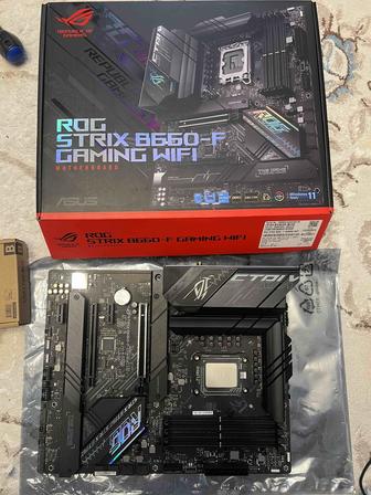 Продам материнскую плату Asus ROG STRIX B660F-gaming wi-fi