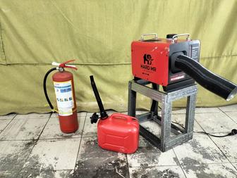 Полог, огнетушитель, обогреватель для гаража