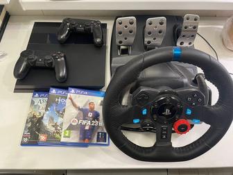 Ps 4 и руль для гонок