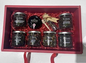 Подарочный чайный набор и мед