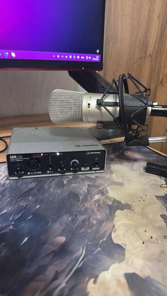 Аудиокарта и микрофон. Steinberg Ur 12 и Behringer B1