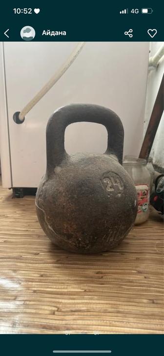 Продается гиря 24кг