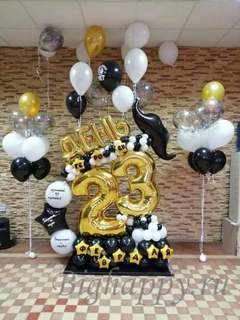 Брутальное оформление на 23 февраля