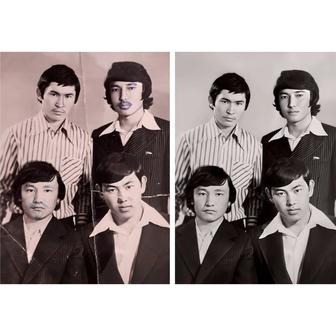 Реставрация фотографий, восстановление старых фото. Фото на памятник.