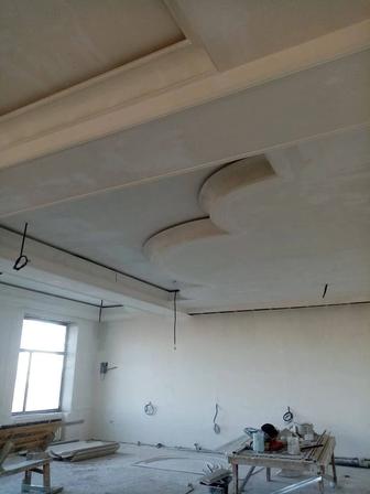 Монтаж гипсокартона любой сложности