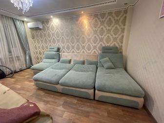 Диван размером 3.5\4.0 чехол сьемный каркас дерева, материал велюр
