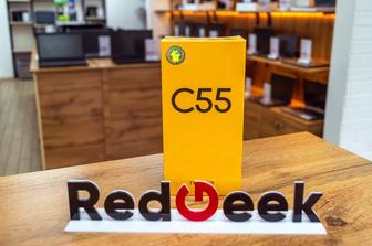 Новый Запечатанный realme c55 256 Gb. Цвет Sunshower. Магазин Red Geek