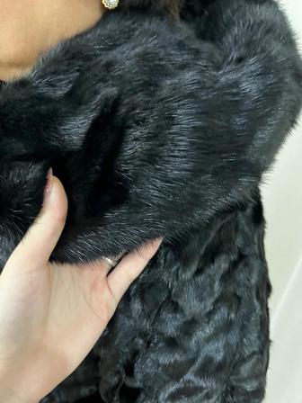 Продам шубу из кусков норковая