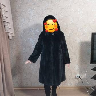 Шуба Норковая BLACKGLAMA 52-54 размер