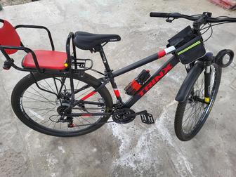 Новый велосипед Trinx M139 с детским креслом