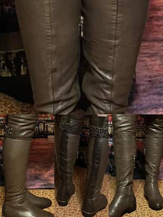 Сапоги натур.кожа Турция ботфорты,и др.