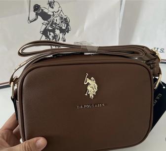 Сумка кросс-боди US POLO ASSN искусственная кожа коричневый