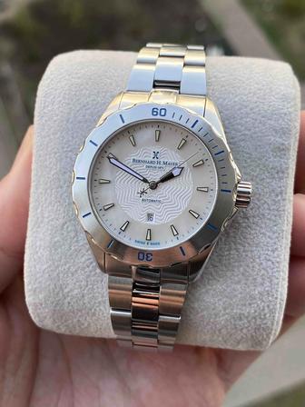 женские часы Bernhard H. Mayer White Mother of Pearl Stainless Steel Ballad