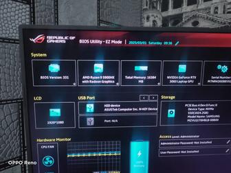 Продам Asus Rog 15 1 tb